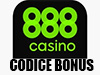 888 codice bonus