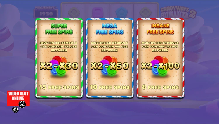 Candyways Bonanza 2 bonus