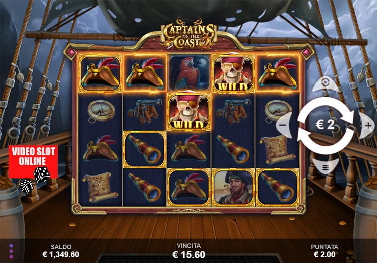 Captains of the Coast 2 slot gratis