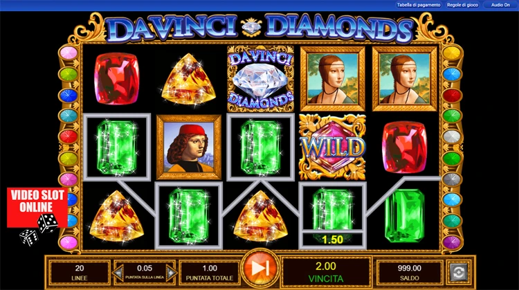 Da vinci slot online