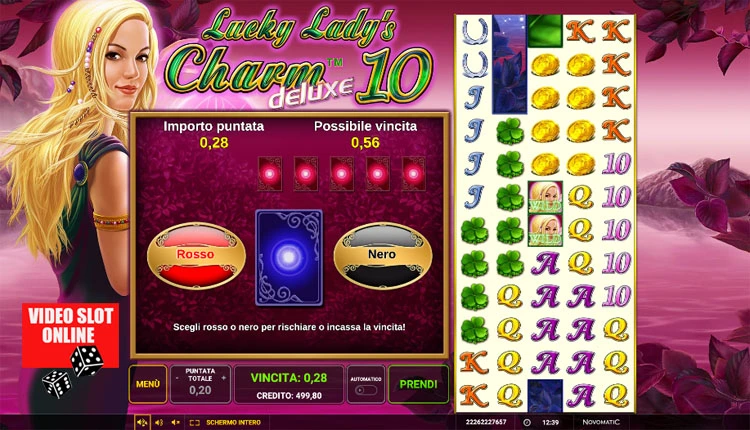 Lucky ladys charm versione slot 10 rulli