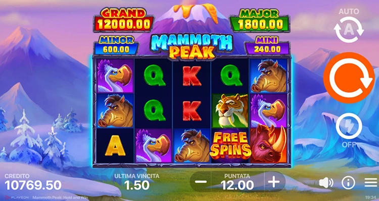 Mammoth Peak slot mobile