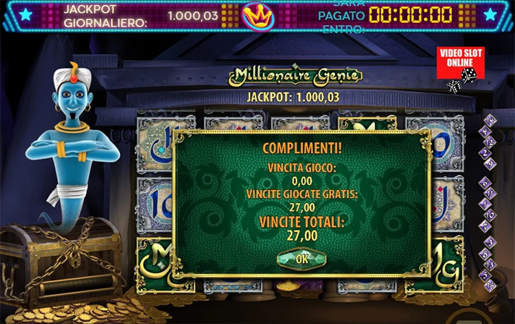 Millionaire Genie free spin