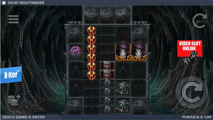 Nightmaker gioco bonus