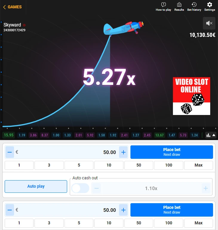 Skyward cashout