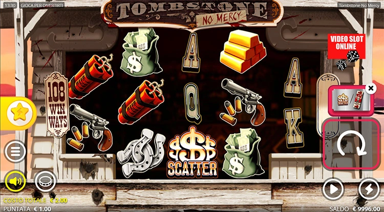 Tombstone No Mercy free spins