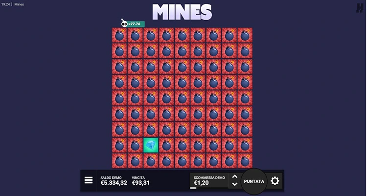 campo minato gioco mines