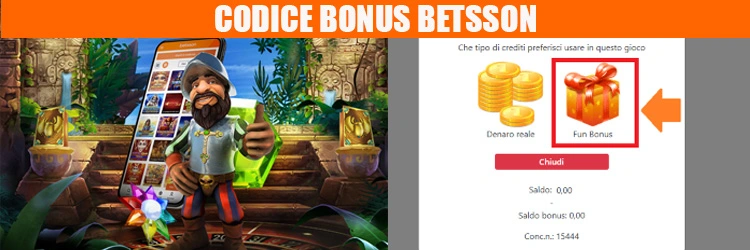 codice promo betsson