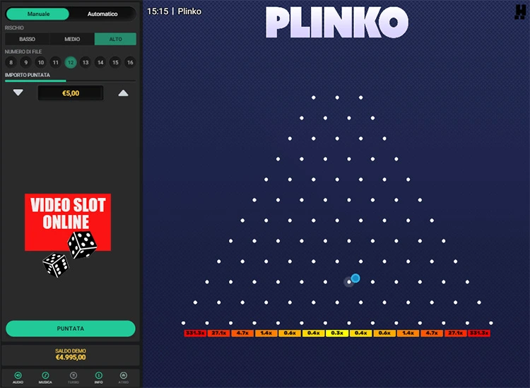 plinko come si gioca