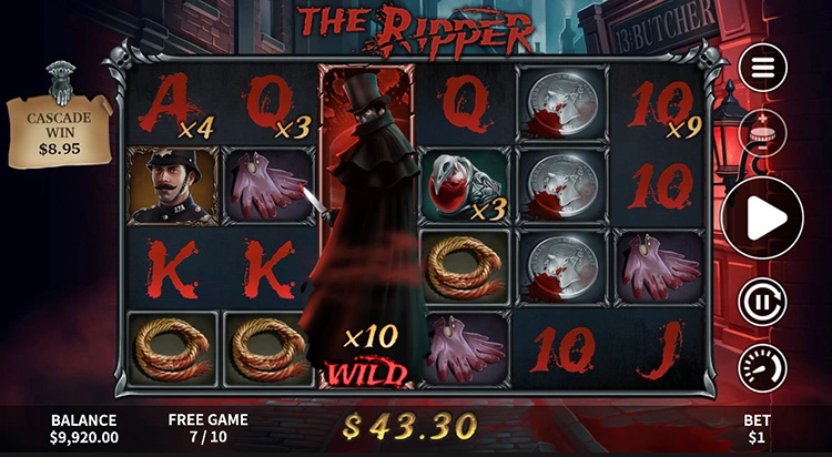 slot machine the Ripper partita