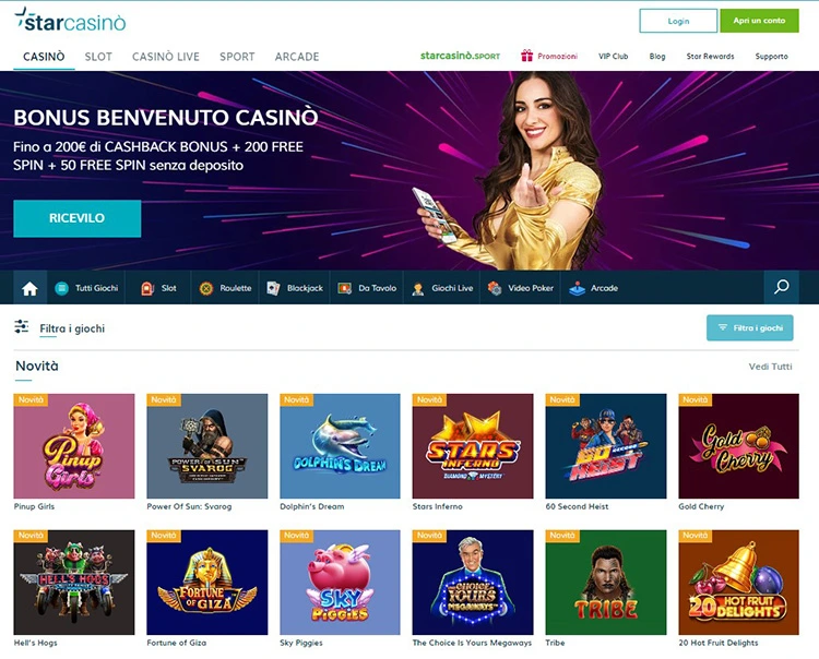 Come registrarsi su Starcasino