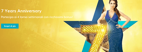7 years anniversary starcasino