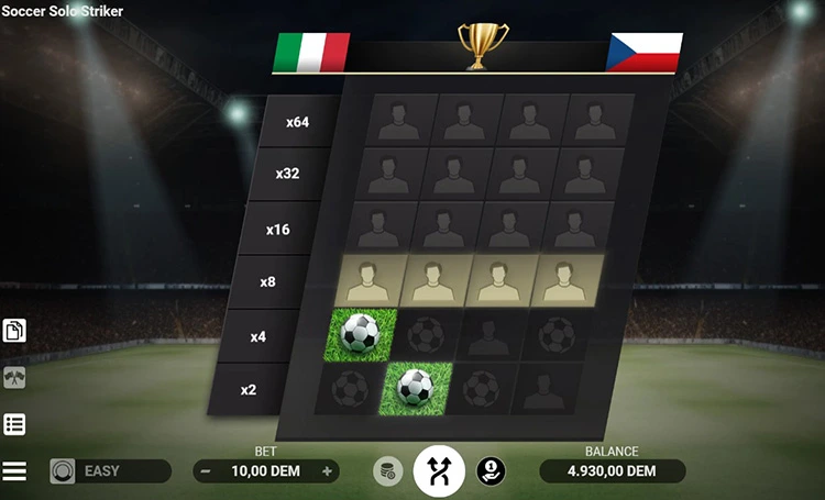 partita campo minato calcio