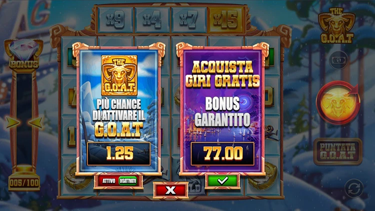 the goat bonus