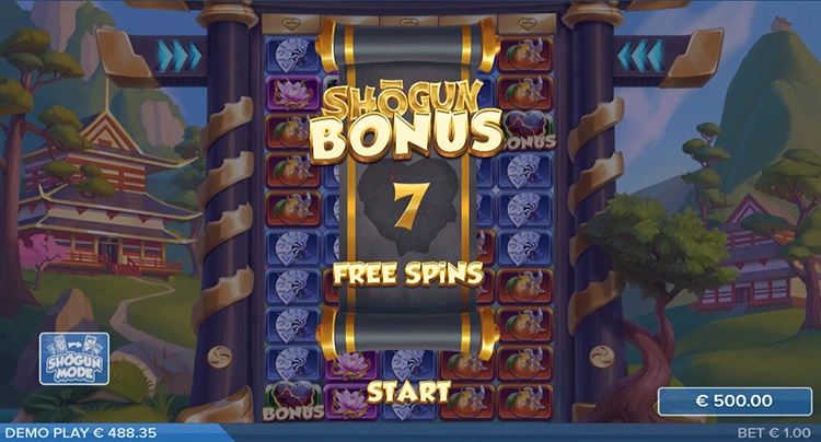 toro shogun bonus