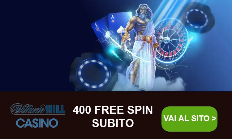 william hill casino codice bonus
